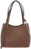 FURLA Nuvola Tote Toffee leren schoudertas voor dames