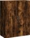 vidaXL Wandkast, bewerkt hout, gerookt eikenkleurig, 69,5x34x90 cm