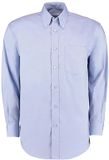 Kustom Kit Premium Oxford Classic Fit Lange Mouwen Shirt Lichtblauw Katoen/Polyester Heren M