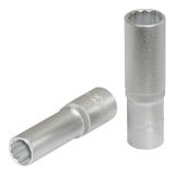 KS Tools 1/4" zeskant bus, 14mm - 1 stuk