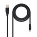 Nanocable 10.01.0401 USB 2.0 naar Mini-USB Kabel Zwart 1 m