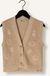 DAILY7 Knitted Gilet Blazers Meisjes - Beige - Maat 110/116