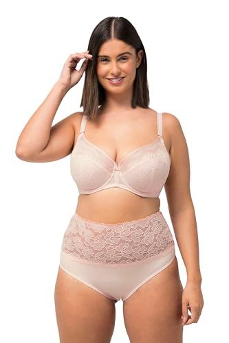 Ulla Popken Women's Wire Bra - Lace - Rose - 110F