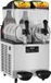 Merkloos / Sans marque Happiq Professionele Slush Puppy Machine - 12L - Roestvrij Staal - Dubbele Tank