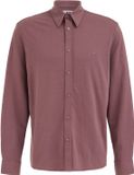 WE Fashion Heren relaxed fit overhemd Mauve Katoen XXL