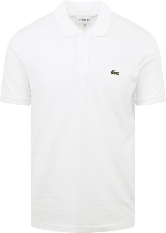 Lacoste Men's Slim Fit Pique Polo Shirt - White - Size 4XL