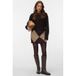 VERO MODA gebreide geruite korte rok - bruin