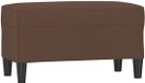 vidaXL Bankje 70x35x41 cm kunstleer bruin