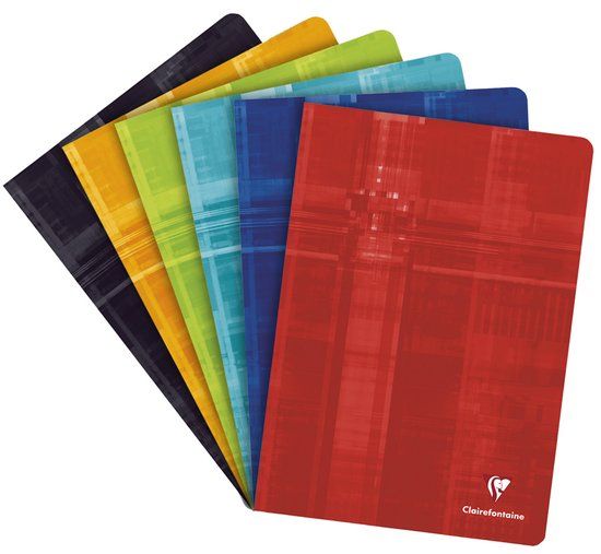 Clairefontaine 63141C, Patroon, Verschillende kleuren, A4, 96 vel, Glanzend, 90 g/m²