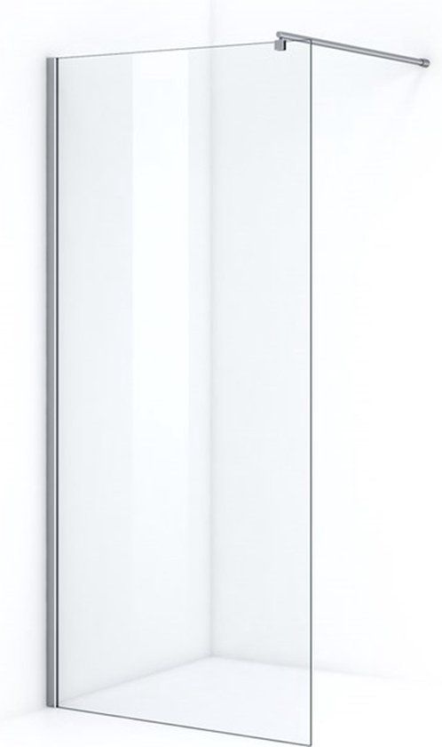 Maxaro Onyx Inloopdouche - 93cm - Chroom - Helder Glas