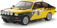 Tamiya Modelbouwpakket Auto - 47499 RC Auto Opel Kadett GT/E - MB-01 Chassis - Body in Kleur RC Plastic - 1:10 - Modelbouw