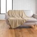 Douceur d'Intérieur Wooly Beige Plaid (125 x 150 cm)