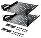 Merkloos 1U Serverrack Planken voor 10 Inch Serverkasten - Set van 2