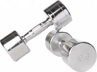 Lifemaxx Chromed Dumbbellset - 10 kg - Chroom
