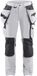 Blåkläder Dames schildersbroek 4-weg stretch 7179-1645 - Wit/Donkergrijs - C42
