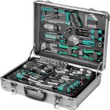 Brüder Mannesmann 124-delige gereedschapsset in aluminium koffer, M29072