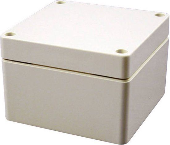 Hammond Electronics 1554NGY Universele behuizing - 120 x 120 x 60 mm - ABS - Grijs-wit (RAL 7035)
