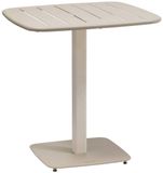 Hespéride Tuintafel voor 2 personen van staal met lattenblad ALEGORIA