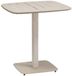 Hespéride Tuintafel voor 2 personen van staal met lattenblad ALEGORIA