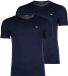 Armani T-shirts met V-hals 2-pack blauw
