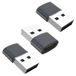 YISH Adapter USB C naar USB - Adapter USBC Vrouwelijk naar Mannelijk USBA Data-overdracht en Snel Laden Compatibel met iPhone 17 16 15 iPad iWatch Galaxy S26 S25 S24 MacBook Laptops (3 Stuks)