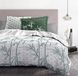 Home Linge Passion dekbedovertrek, 3-delig, 100% katoen, 57 draden/cm², 2 personen, 220 x 240 cm, Ondina, groen