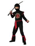 Rubies Ninja-kostuum voor kinderen, met capuchon, riem en banden, optimaal voor Halloween, carnaval en verjaardag
