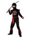 Rubies Ninja-kostuum voor kinderen, met capuchon, riem en banden, optimaal voor Halloween, carnaval en verjaardag