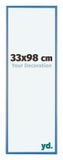 Your Decoration - Cadre pour puzzle 33x98 cm - Acier Bleu