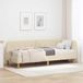 Maison Exclusive - Cadre de lit d'angle, couleur crème, 80 x 200 cm, rembourré
