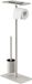 Sealskin Brix Toiletbutler met planchet 2-in-1 Toiletrolhouder - Wc rolhouder - Toiletborstel - Beige - Taupe – Greige