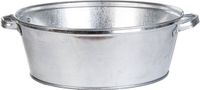 Esschert Design Jardinière en zinc - Argenté - 9L - 36x14cm