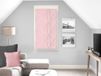Soleil d'ocre Liane Breeze Brise 45x90 cm - Roze
