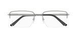 Cartier Ct0554o Lunettes De Vue Homme Ruthénium Rectangles 56mm