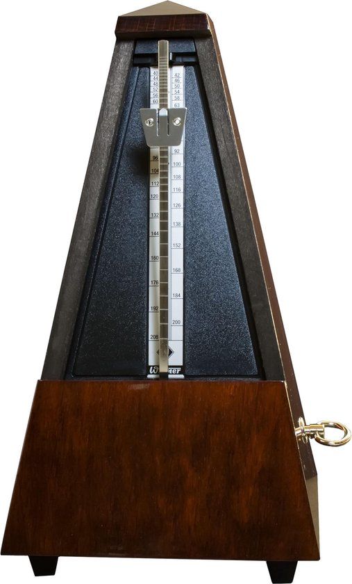 Wittner M 801 metronoom Pyramide Mahagoni hochglanzend hout