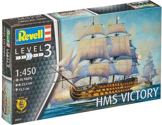 Revell HMS Victory Ship Plastic Model Kit 1:450 - 05819