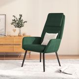 Fauteuil de relaxation Maison Exclusive, vert foncé, rembourré
