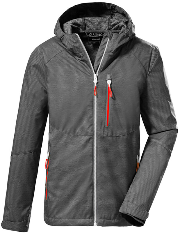 killtec killtec Kos 61 Sofshell jas Jongens, grijs 116 2023 Softshell jassen