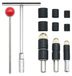 Set universel pour l'étanchéité des conduites d'eau – Outils pour l'étanchéité des conduites d'eau avec clé à douille et joints en caoutchouc