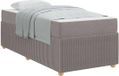 vidaXL Bedframe Taupe Stof 90 x 190 cm