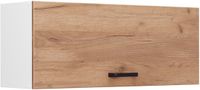 Vicco Hangkast R-Line, Goudkleurig Eiken/Wit, 100 cm Plat
