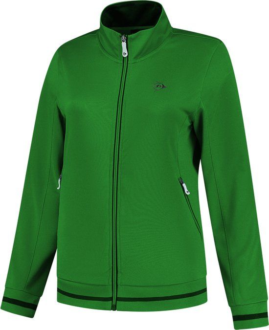 Dunlop Clubline Knitted Jacket Trainingsvest Dames Groen S