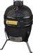 KitchenBrothers Kamado BBQ - Barbecue au charbon de bois de 13 pouces - 27⌀ cm - Sans PFAS - Barbecue Egg - Cadeau de fête des pères - Noir