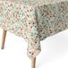 ECOMMERC3 Vlekafstotend tafelkleed voor rechthoekige tafel, afmeting 240 x 140 cm, vuilafstotend tafelkleed, extra zacht en waterdicht, rood