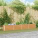 vidaXL Verhoogde plantenbak licht bruin 320 x 40 x 45 cm