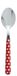 Excelsa Enjoy lepel hart, roestvrij staal, rood, 19 x 3 x 1,8 cm