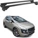 Omac Barres de toit en aluminium pour Peugeot 3008 I 2008-2016 – Tüv / Din 75302:2019 – Antivol inclus – Charge max 75 kg – 2 barres noir