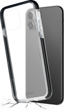 Azuri AZBUMPFLEXIPH11PMX-B - Mobiele telefoon behuizing - iPhone 11 Pro Max - Zwart, Transparant