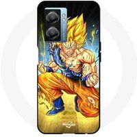 Maniacase Hoesje Realme V23 goku knie naar beneden