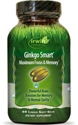 Irwin Naturals Ginkgo Smart Soft Gel Capsules